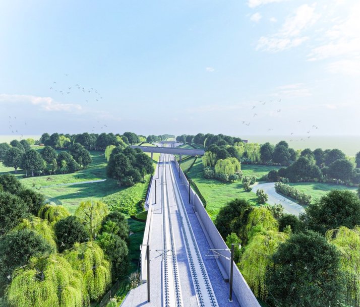 River diversion in Warwickshire avoided as a result of HS2 design refinements